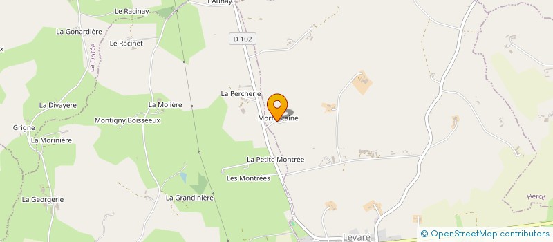 localisation de l'entreprise GROUPEMENT AGRICOLE D EXPLOITATION EN COMMUN RECONNU LERAY-PACORY  LEVARE