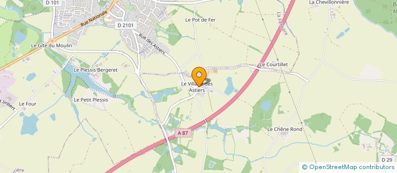 localisation de l'entreprise GROUPEMENT AGRICOLE D'EXPLOITATION EN COMMUN RECONNU LES DEUX COMMUNES  LA CHAIZE-LE-VICOMTE