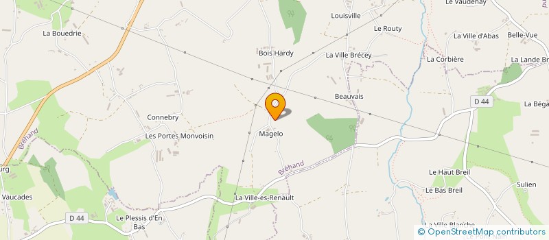 localisation de l'entreprise GROUPEMENT AGRICOLE D'EXPLOITATION EN COMMUN RECONNU MAGUELLO à PENGUILY
