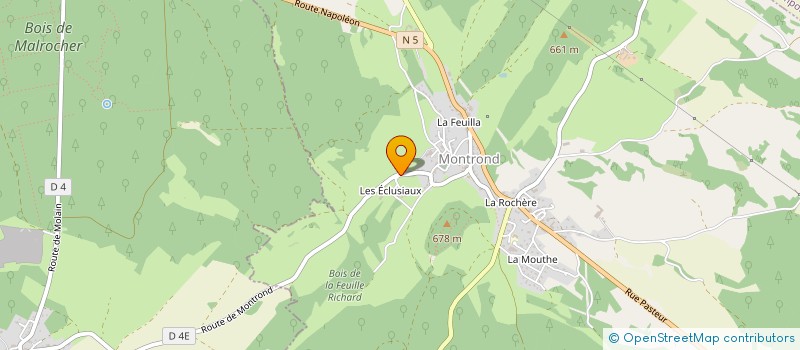 localisation de l'entreprise GROUPEMENT AGRICOLE D'EXPLOITATION EN COMMUN RECONNU MAINET à MONTROND