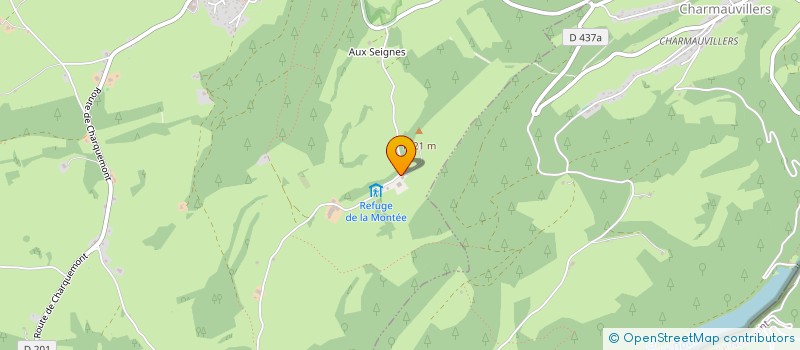 localisation de l'entreprise GROUPEMENT AGRICOLE D'EXPLOITATION EN COMMUN RECONNU MOUREAUX DE LA MONTAY à DAMPRICHARD