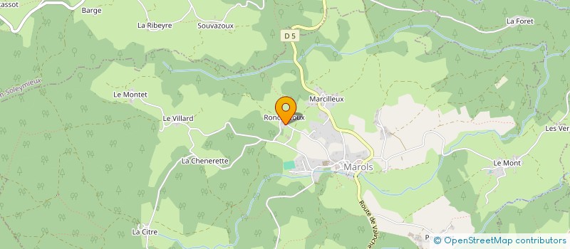 localisation de l'entreprise GROUPEMENT AGRICOLE D'EXPLOITATION EN COMMUN RECONNU NADJP à MAROLS