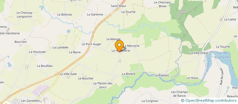localisation de l'entreprise GROUPEMENT AGRICOLE D'EXPLOITATION EN COMMUN RECONNU NOGUES BRIAND à CAULNES