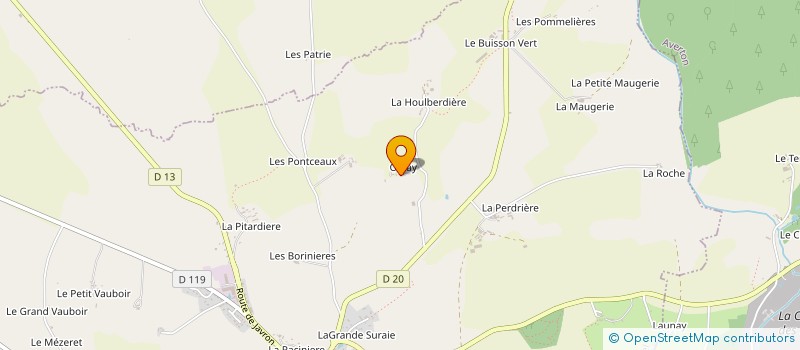 localisation de l'entreprise GROUPEMENT AGRICOLE D EXPLOITATION EN COMMUN RECONNU ORSAY  VILLAINES-LA-JUHEL