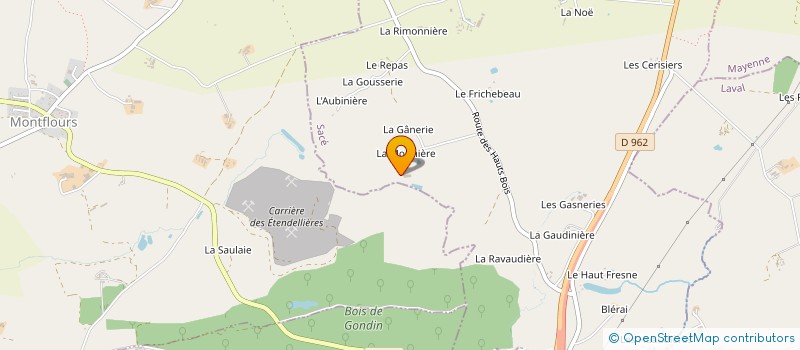 localisation de l'entreprise GROUPEMENT AGRICOLE D EXPLOITATION EN COMMUN RECONNU PALICOT DUJARRIER à SACE