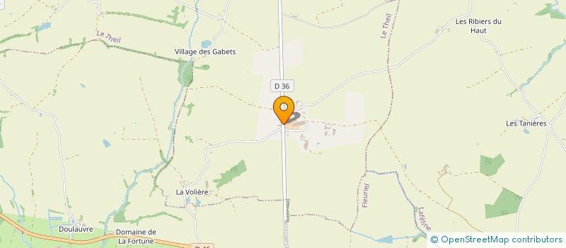 localisation de l'entreprise GROUPEMENT AGRICOLE D'EXPLOITATION EN COMMUN RECONNU PARIOT  LE THEIL