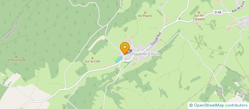 localisation de l'entreprise GROUPEMENT AGRICOLE D'EXPLOITATION EN COMMUN RECONNU PRITZY DES RONDETS  CHAPELLE-D'HUIN