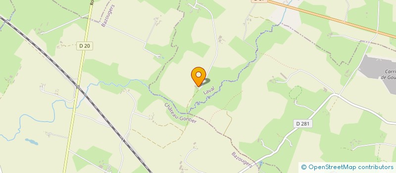 localisation de l'entreprise GROUPEMENT AGRICOLE D'EXPLOITATION EN COMMUN RECONNU QUAUNUETTE à SOULGE-SUR-OUETTE