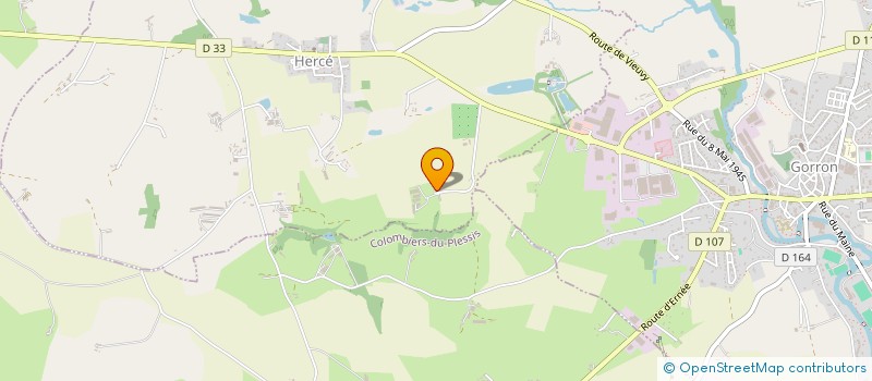 localisation de l'entreprise GROUPEMENT AGRICOLE D'EXPLOITATION EN COMMUN RECONNU QUENTIN à HERCE