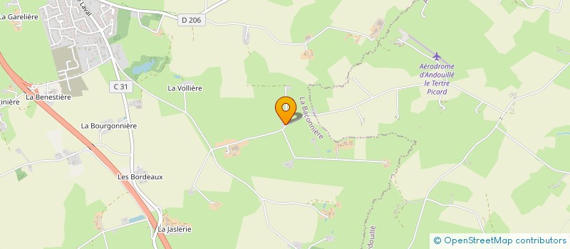 localisation de l'entreprise GROUPEMENT AGRICOLE D'EXPLOITATION EN COMMUN RECONNU RADIS AND CO  MONTFLOURS