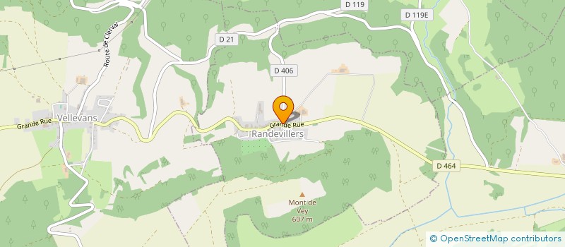 localisation de l'entreprise GROUPEMENT AGRICOLE D'EXPLOITATION EN COMMUN RECONNU RERAT MATHIEU ET ANAIS à RANDEVILLERS