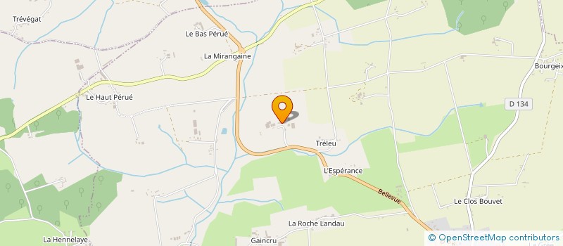 localisation de l'entreprise GROUPEMENT AGRICOLE D'EXPLOITATION EN COMMUN RECONNU ROLLAND à RUFFIAC