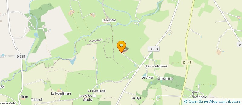 localisation de l'entreprise GROUPEMENT AGRICOLE D EXPLOITATION EN COMMUN RECONNU ROUSSELET à BIERNE-LES-VILLAGES
