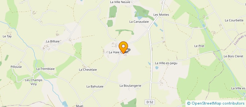 localisation de l'entreprise GROUPEMENT AGRICOLE D'EXPLOITATION EN COMMUN RECONNU ROUVRAIS LA HAIE  TREMOREL