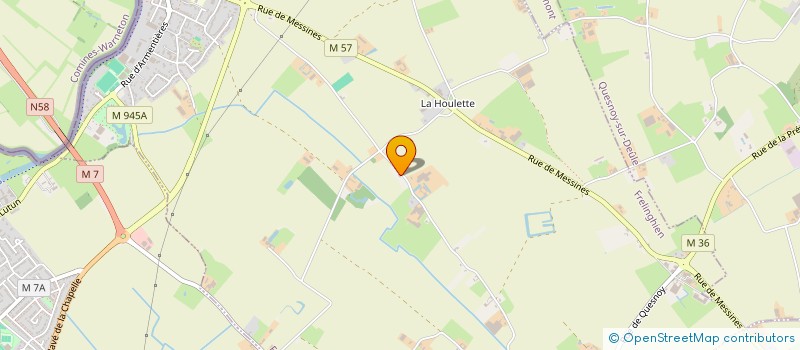 localisation de l'entreprise GROUPEMENT AGRICOLE D'EXPLOITATION EN COMMUN RECONNU SAMSON à FRELINGHIEN