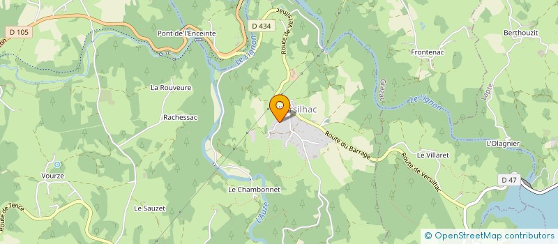 localisation de l'entreprise GROUPEMENT AGRICOLE D'EXPLOITATION EN COMMUN RECONNU SI VERT BIO  YSSINGEAUX