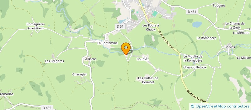 localisation de l'entreprise GROUPEMENT AGRICOLE D'EXPLOITATION EN COMMUN RECONNU SPILLEBEEN à RONNET