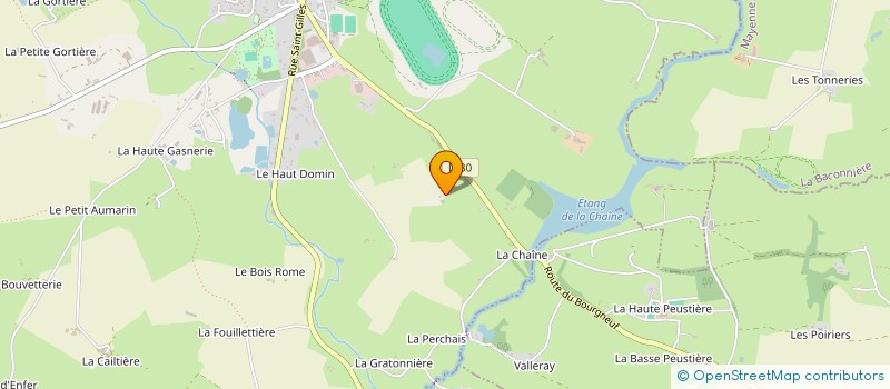 localisation de l'entreprise GROUPEMENT AGRICOLE D EXPLOITATION EN COMMUN RECONNU TARLEVE à SAINT-OUEN-DES-TOITS
