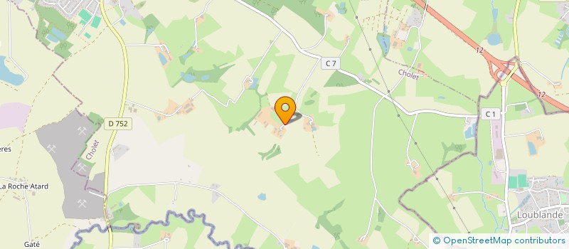 localisation de l'entreprise GROUPEMENT AGRICOLE D'EXPLOITATION EN COMMUN RECONNU TERRIEN à CHOLET