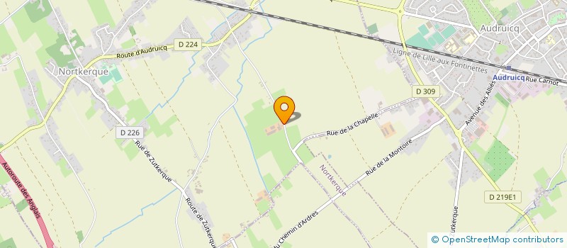 localisation de l'entreprise GROUPEMENT AGRICOLE D'EXPLOITATION EN COMMUN RECONNU TRONET à NORTKERQUE