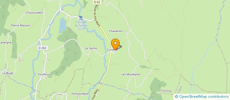 localisation de l'entreprise GROUPEMENT AGRICOLE D'EXPLOITATION EN COMMUN RECONNU VESCHAMBRE PERE ET FILS à CHEYLADE