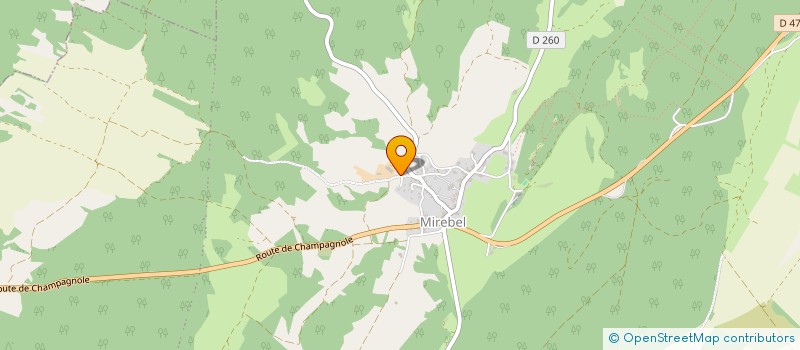 localisation de l'entreprise GROUPEMENT AGRICOLE D'EXPLOITATION EN COMMUN RECONNU WEBER à HAUTEROCHE