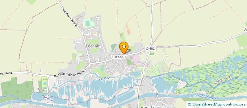 localisation de l'entreprise GROUPEMENT AGRICOLE D'EXPLOITATION EN COMMUN RECONNU WOITRAIN  FECHAIN