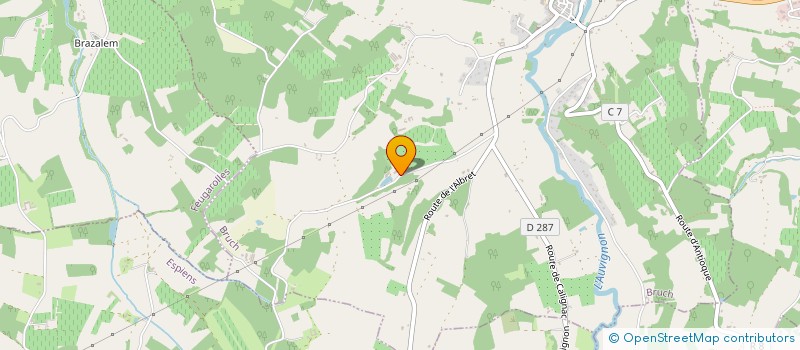 localisation de l'entreprise GROUPEMENT AGRICOLE D'EXPLOITATION EN COMMUN RECONNUVERGERS DE BRITESTE à BRUCH