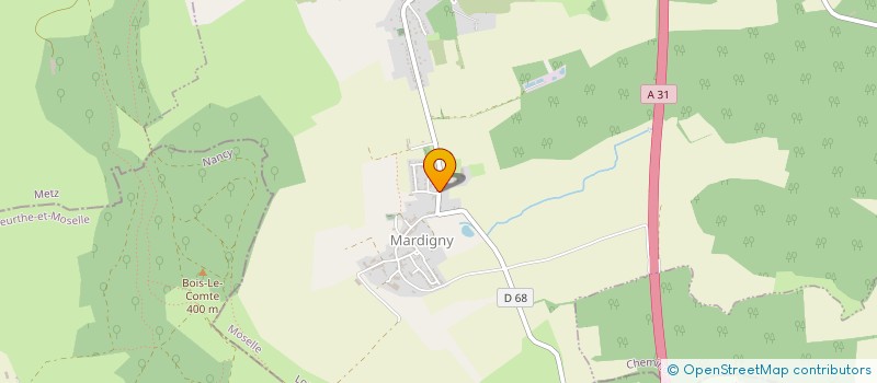 localisation de l'entreprise GROUPEMENT AGRICOLE D'EXPLOITATION EN COMMUN REMILIE  LORRY-MARDIGNY