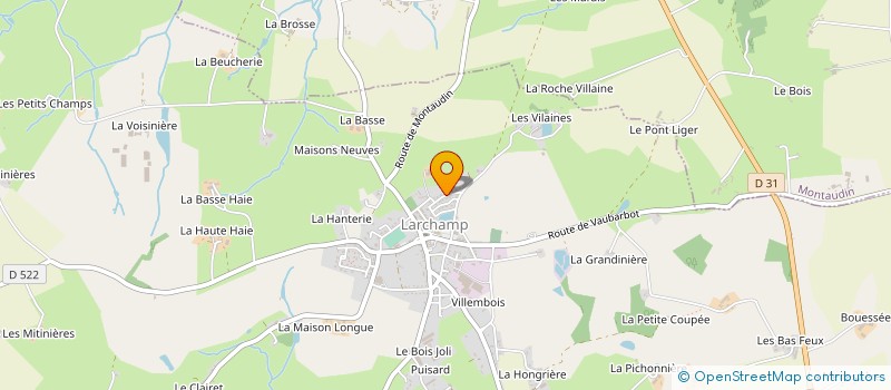 localisation de l'entreprise GROUPEMENT AGRICOLE D EXPLOITATION EN COMMUN RENARD  LARCHAMP