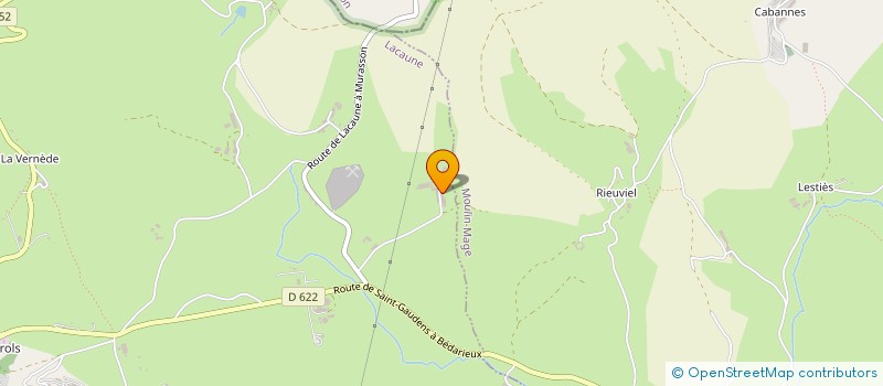 localisation de l'entreprise GROUPEMENT AGRICOLE D'EXPLOITATION EN COMMUN ROUSSET à LACAUNE
