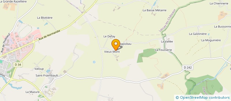 localisation de l'entreprise GROUPEMENT AGRICOLE D'EXPLOITATION EN COMMUN SOUS LE MARRONNIER à LASSAY-LES-CHATEAUX