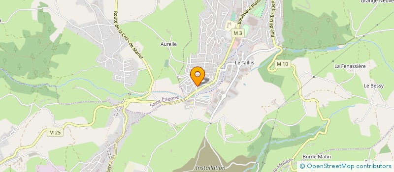 localisation de l'entreprise GROUPEMENT AGRICOLE D'EXPLOITATION EN COMMUN TARDY PAR ABREVIATION GAEC TARDY à ROCHE-LA-MOLIERE