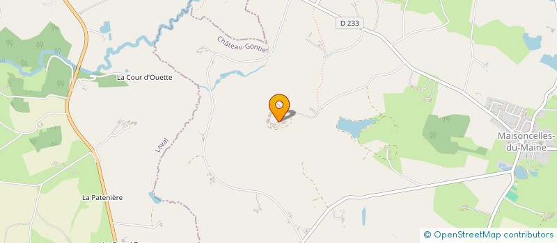 localisation de l'entreprise GROUPEMENT AGRICOLE D EXPLOITATION EN COMMUN TEXIER à MAISONCELLES-DU-MAINE