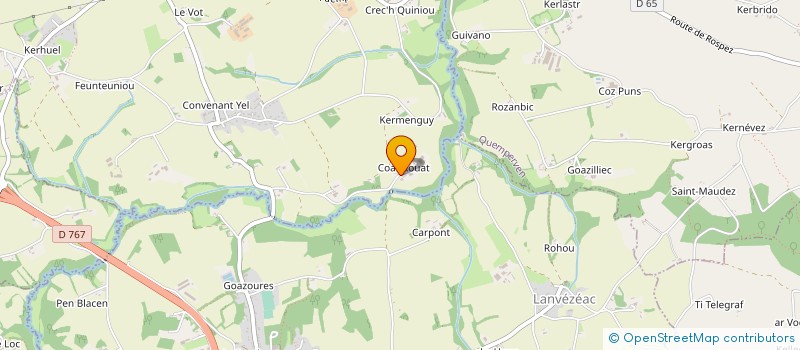 localisation de l'entreprise GROUPEMENT AGRICOLE D'EXPLOITATION EN COMMUN TREMEL à ROSPEZ