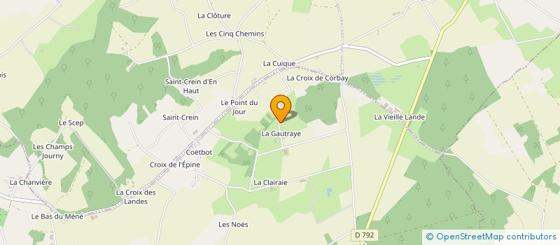 localisation de l'entreprise GROUPEMENT AGRICOLE D'EXPLOITATION EN COMMUN TY BREIZH à PLEMET