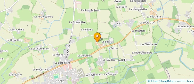 localisation de l'entreprise GROUPEMENT AGRICOLE D'EXPLOITATION EN COMMUN VAIR LE PAS  VAIR-SUR-LOIRE