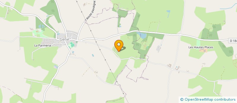 localisation de l'entreprise GROUPEMENT AGRICOLE D'EXPLOITATION EN COMMUN VALENCOUR  ERDRE-EN-ANJOU