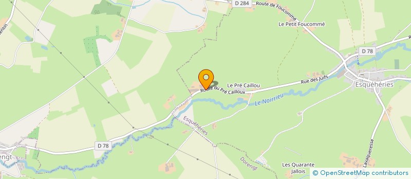 localisation de l'entreprise GROUPEMENT AGRICOLE D'EXPLOITATION EN COMMUN VANDERBEKEN à ESQUEHERIES