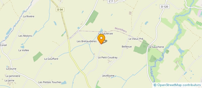 localisation de l'entreprise GROUPEMENT AGRICOLE D'EXPLOITATION EN COMMUN VERSILLER à LYS-HAUT-LAYON