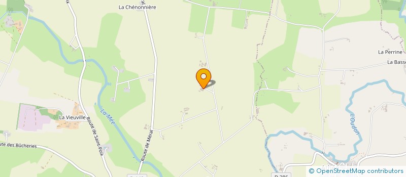localisation de l'entreprise GROUPEMENT AGRICOLE D'EXPLOITATION EN COMMUN VILLEDIERE à LIVRE-LA-TOUCHE