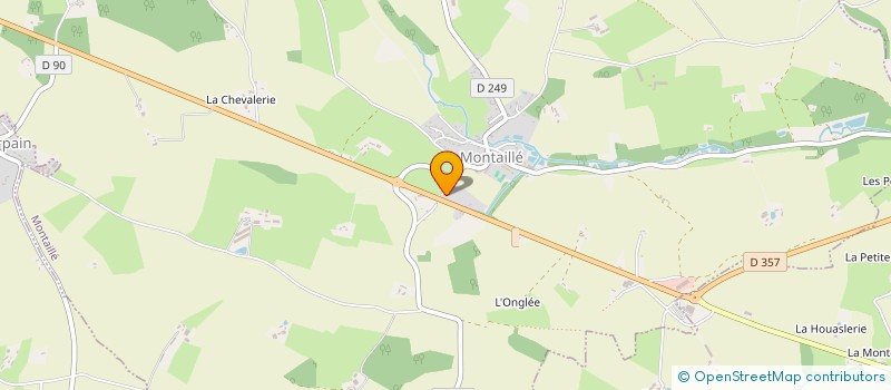 localisation de l'entreprise GROUPEMENT AGRICOLE D EXPLOITATION EN COMMUN VIVET à MONTAILLE