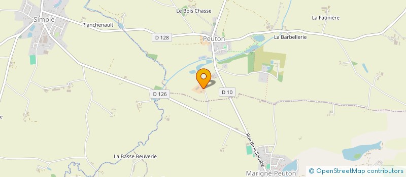 localisation de l'entreprise GROUPEMENT AGRICOLE D4EXPLOITATION EN COMMUN RECONNU ISAMBARDIERE à PEUTON