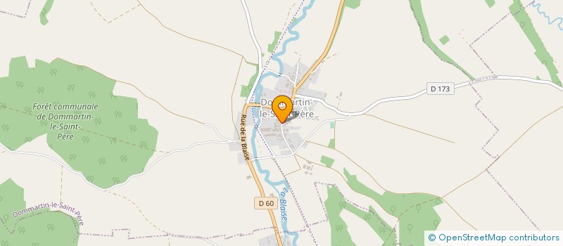 localisation de l'entreprise GROUPEMENT AGRICOLE DU VALLAGE DES AUGES à DOMMARTIN-LE-SAINT-PERE