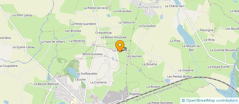 localisation de l'entreprise GROUPEMENT AGRICOLE EXPLOITATION EN COMMUN RECONNU FAVRIE à OLIVET