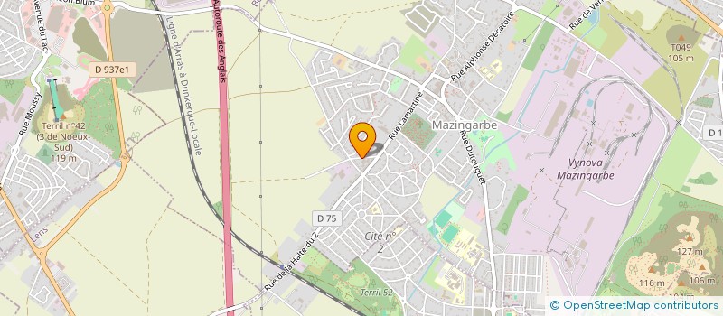 localisation de l'entreprise GROUPEMENT AGRICOLE FONCIER DU CHEMIN DES DILIGENCES  MAZINGARBE