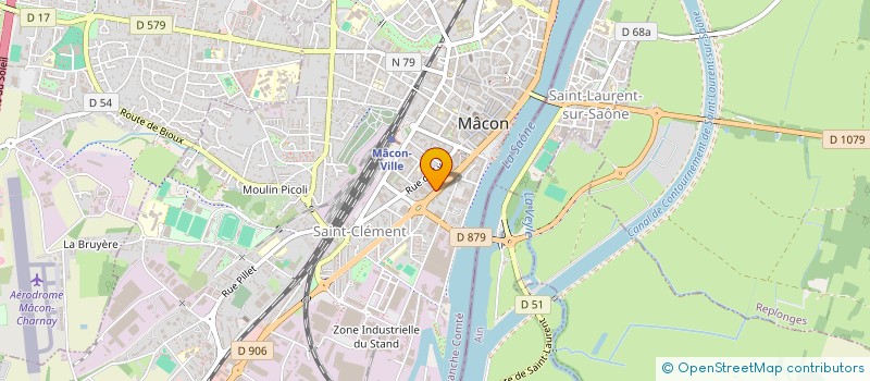localisation de l'entreprise GROUPEMENT AIDE PSYCHOLOGIQUE ET SOUTIEN à CHARNAY-LES-MACON
