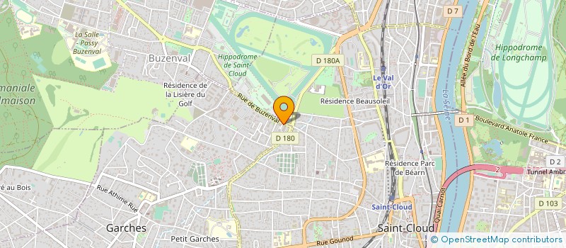 localisation de l'entreprise GROUPEMENT AMENAGEMENT ISOLATION FERMETURES à GARCHES