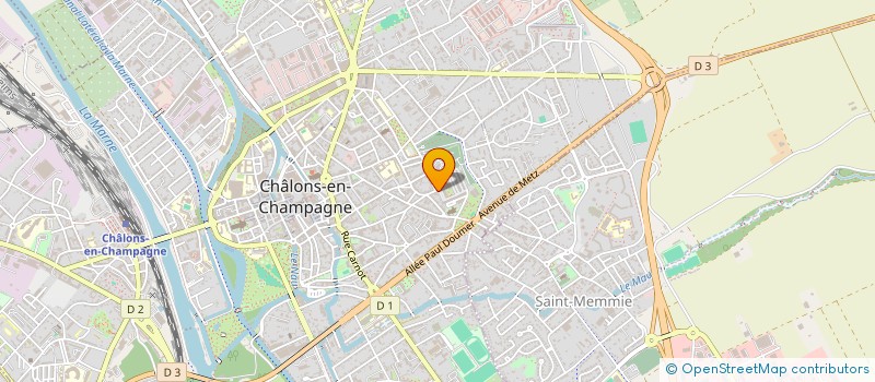 localisation de l'entreprise GROUPEMENT AMICAL DES ASSOCIATIONS PATRIOTIQUES DE CHALONS-EN-CHAMPAGNE ET DE SA REGION DES AC/PG-CATM-TOE, CAMERONE, VT  CHALONS-EN-CHAMPAGNE