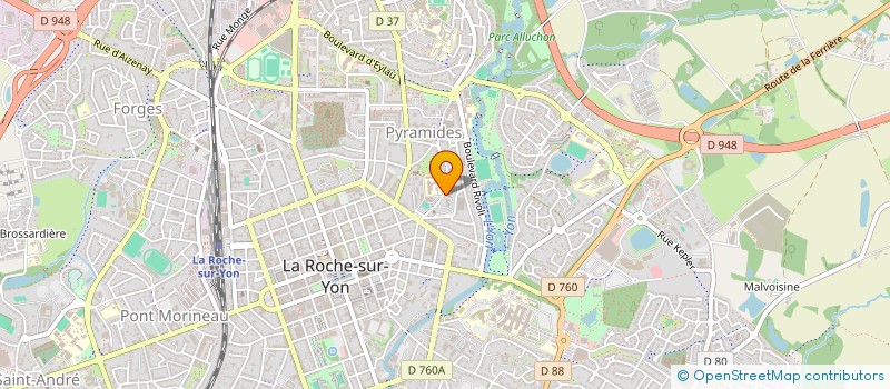 localisation de l'entreprise GROUPEMENT AMUR à LA ROCHE-SUR-YON
